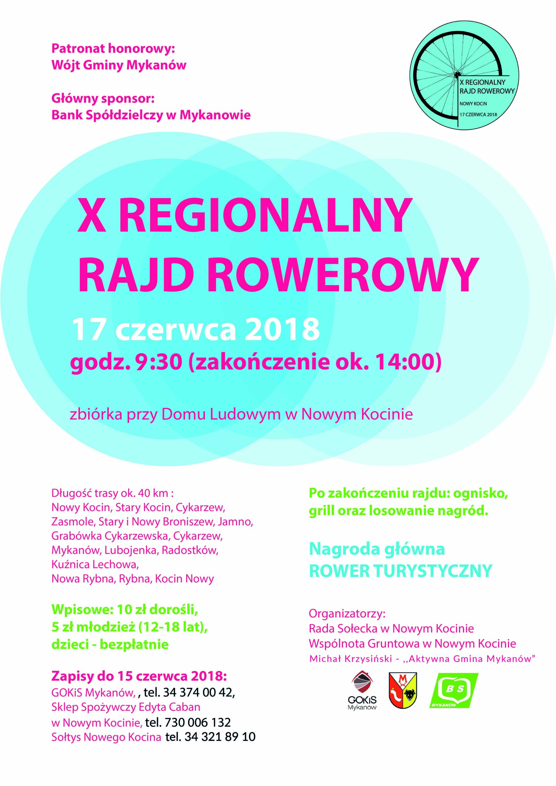X Regionalny Rajd Rowerowy
